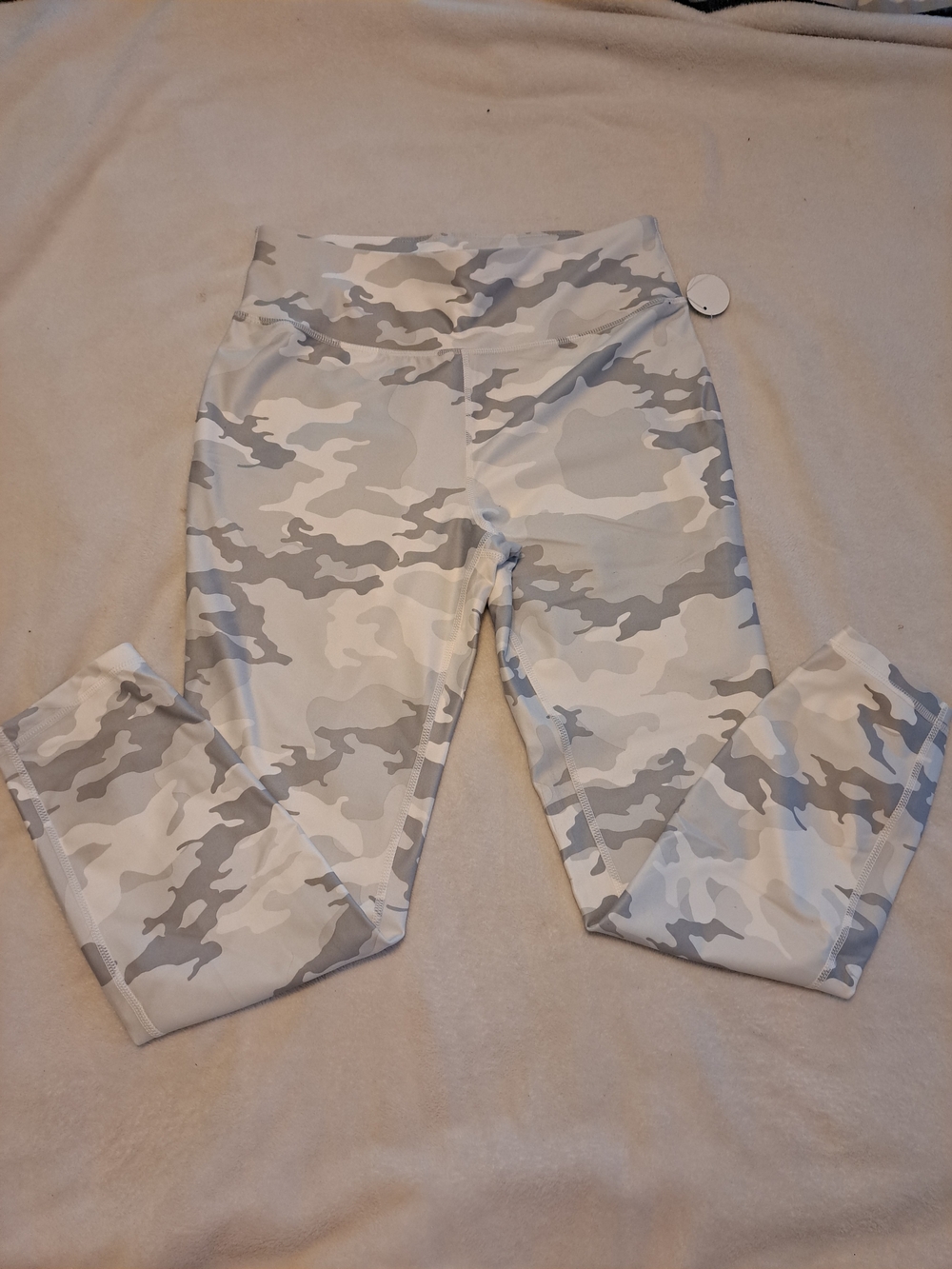 Avia Light Gray & White Camo Leggings